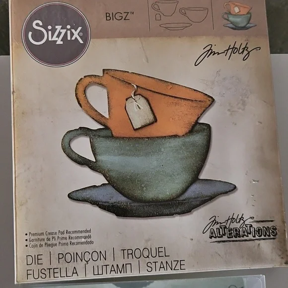 Sizzix Die Set with Seahorse, Teacup, Tags, and Daffodil - Picture 5 of 7